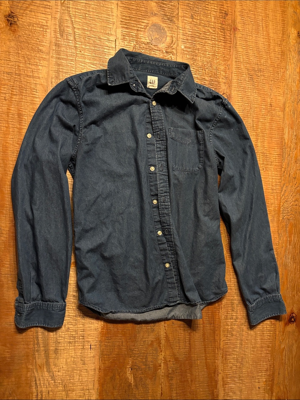 GAP Indigo Denim Button-Down Shirt